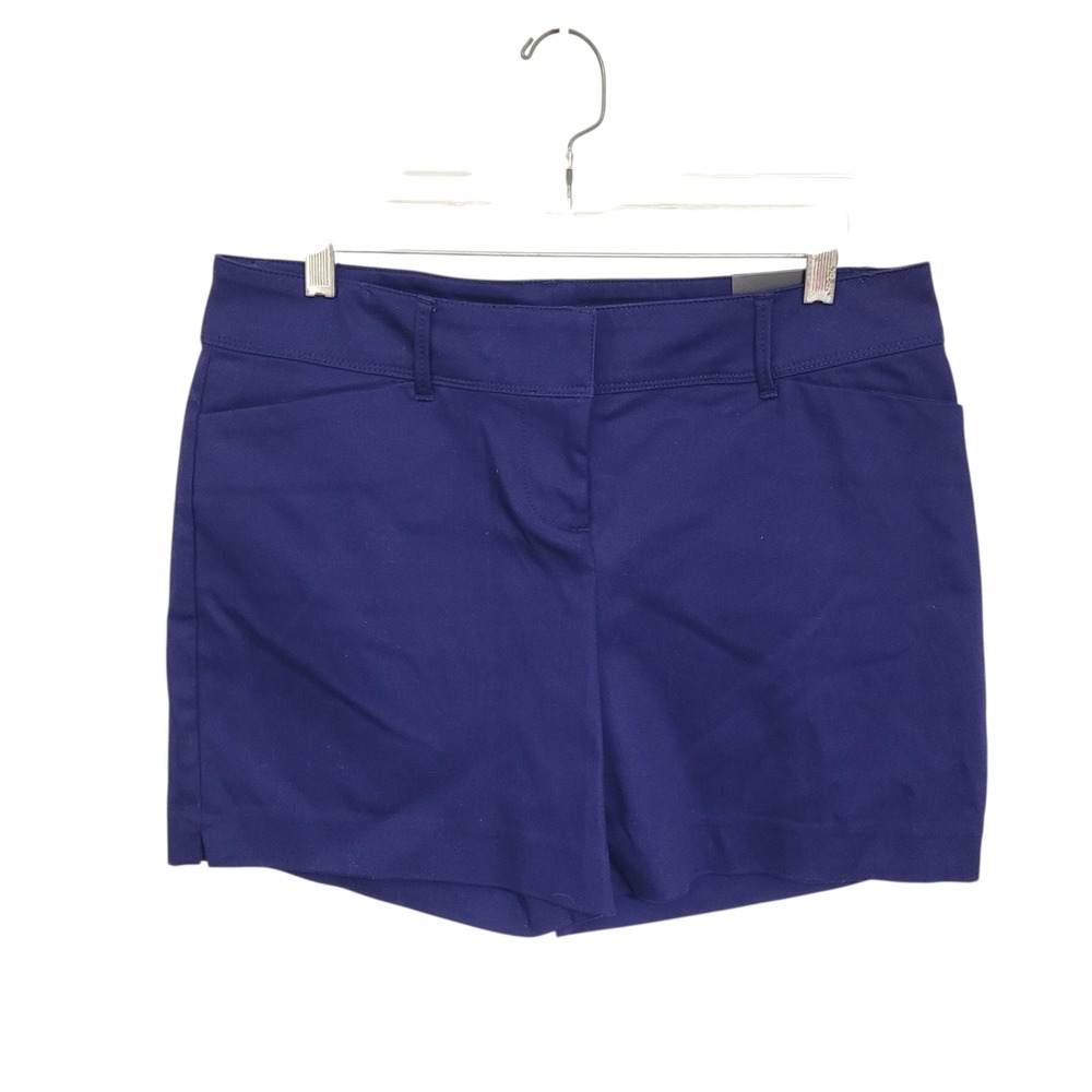 The Limited Tailored Short Navy Blue Cotton Blend Size 8 NWT‎
